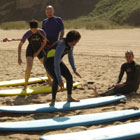 learning to surf at Rodiles