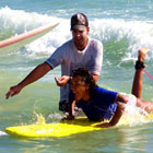 Learn to surf at El Parmar
